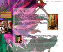Butterfly Jewelry and Treasures Home page screenshot Butterfly Jewelry and Treasures Home page screenshot