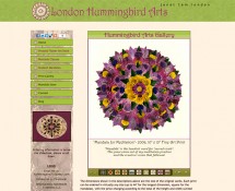 London Hummingbird Arts website screenshot
