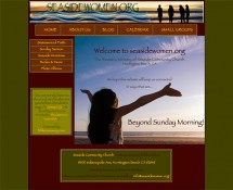 SeasideWomen.org website screenshot
