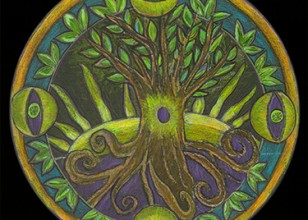 Tree Mandala by Janet London