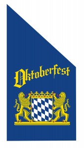 Oktoberfest Flag Design, Side 2, ©2012 Hannah West Design