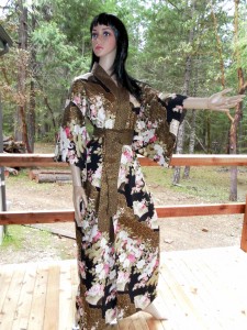Hand sewn kimono by Judy Elliott