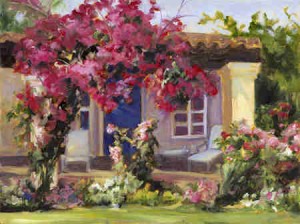 La Casa, oil painting by Christina Madden