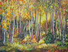Web Design Client Update: 'Adding Autumn at the Green Springs,' oil painting by Christina Madden, to www.christinamadden.com