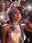 Wendy's Multi color jeweled tiara featured in a fashion magazine ad by Vera Wang