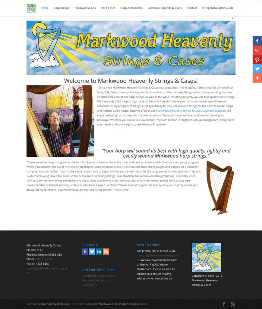markwoodstrings.com Conversion 10-2014 : Markwood Strings new home page markwoodstrings.com