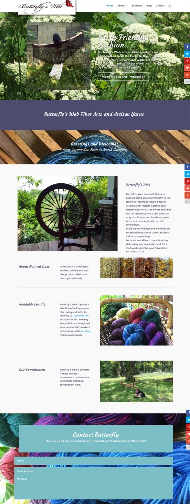 butterflysweb.com Home page