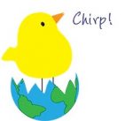 Chirp! logo, draft 2, option 1