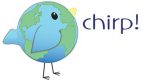 Chirp! logo, draft 4 'Earthbird', option 1